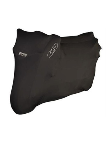 Oxford Protex Stretch S indoor MC cover (black) | cykelgarage | cykelcover | overtræk | Cykelgarage.dk